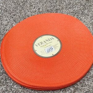 Orange Dining Table Placemat